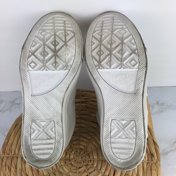 Converse Chuck Taylor All Star Lex Wedge White 9.5 - Picture 9 of 10